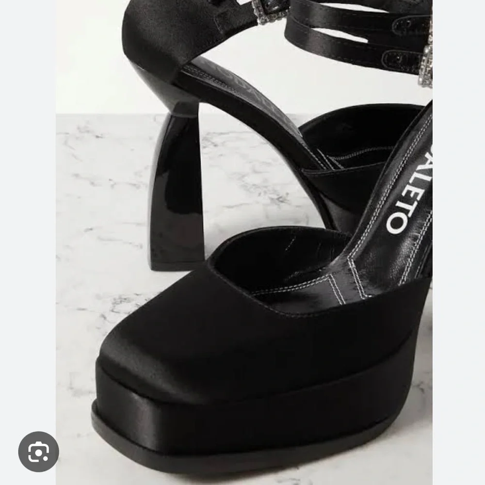 Nodaleto 120mm Angel Y satin pumps NEW
